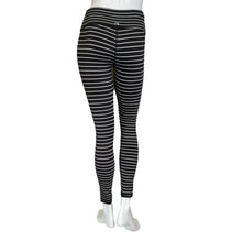 Load image into Gallery viewer, GAP | Women&#39;s Black and White Striped GAPFit Leggings | Size: XS
