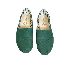 Load image into Gallery viewer, TOMS | Women&#39;s Green Canvas Alpargata Slip On Shoes | Size: 8.5
