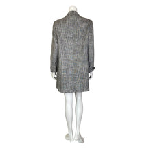 Load image into Gallery viewer, M&amp;S Collection | Women&#39;s Black and White Checkered Blazer Jacket w/ Button Accents | Size: 12
