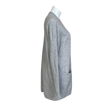 Load image into Gallery viewer, M&amp;S Collection | Women&#39;s Light Gray Autograph 100% Cashmere Open Front Cardigan Sweater | Size: L
