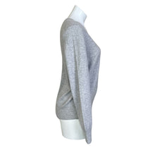 Load image into Gallery viewer, M&amp;S Collection | Women&#39;s Light Gray Autograph 100% Cashmere V Neck Sweater | Size: 12
