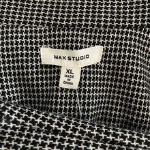 Load image into Gallery viewer, Max Studio | Women&#39;s Black and White Pattern One Button Blazer | Size: XL
