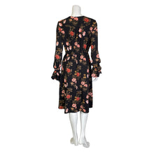 Load image into Gallery viewer, Soprano | Women&#39;s Black Floral Print Dress | Size: XL
