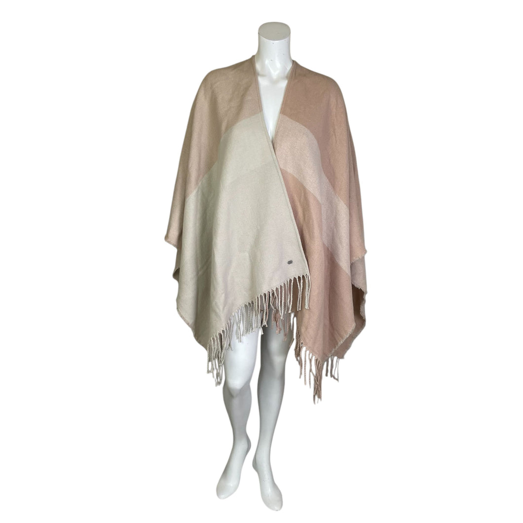 Soia & Kyo | Women's Pink and Cream Poncho | Size: OS