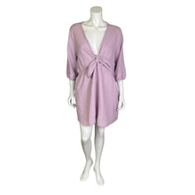 Load image into Gallery viewer, Cotton:On | Women&#39;s Lavender Tie Front Short Sleeve Mini Dress | Size: 20
