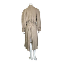 Load image into Gallery viewer, Moda BB Dakota | Women&#39;s Oatmeal Linen Long Trench Coat | Size: L
