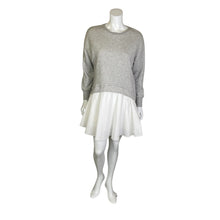 Load image into Gallery viewer, Melloday | Women&#39;s Light Gray and Shirt Bottom Pullover Dress | Size: S
