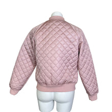 Load image into Gallery viewer, Allegra K | Women&#39;s Blush Pink Quilted Bomber Jacket | Size: M
