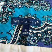 Load image into Gallery viewer, Talbots | Women&#39;s Blue Paisley Sleeveless Top | Size 8P
