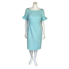 Load image into Gallery viewer, Talbots | Women&#39;s Blue Tapestry Short Sleeve Dress | Size: 8
