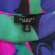 Load image into Gallery viewer, Talbots | Women&#39;s Floral Print Silky Blouse | Size: 10
