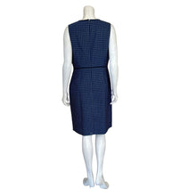 Load image into Gallery viewer, J. Crew | Women&#39;s Blue and Green Foulard Paneled Sheath Dress | Size: 14
