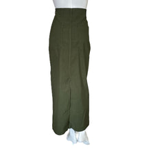 Load image into Gallery viewer, Anthropologie | Women&#39;s Maeve Green Cargo Maxi Skirt | Size: L
