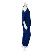 Load image into Gallery viewer, Chico&#39;s | Women&#39;s Blue Traveler&#39;s Top and Pant Set | Size: M
