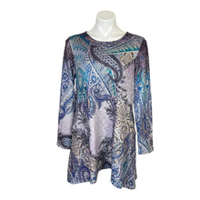 Load image into Gallery viewer, Chico&#39;s | Women&#39;s Purple Paisley Print Long Sleeve Top | Size: M
