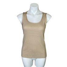 Load image into Gallery viewer, Chico&#39;s | Women&#39;s Metallic Gold Knit Tank Top | Size: M
