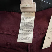 Load image into Gallery viewer, Chico&#39;s | Women&#39;s Deep Merlot Corduroy Straight Leg Pants with Tags | Size: M

