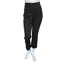 Load image into Gallery viewer, Anthropologie | Women&#39;s Black with White Geometric Print Pull On Pants | Size: S
