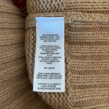 Load image into Gallery viewer, Vineyard Vines | Women&#39;s Tan/Red/White Merino Wool Blend Turtleneck Sweater | Size: XS
