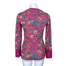 Load image into Gallery viewer, Sundance | Women&#39;s Magenta Pink Floral Print Thermal Long Sleeved Top | Size: XS
