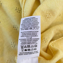 Load image into Gallery viewer, Boden | Girls Light Yellow Eyelet Cashmere Blend Cardigan Sweater | Size: 11-12Y
