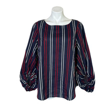 Load image into Gallery viewer, Cabi | Women&#39;s Red, White and Blue Freedom Stripe Top with Tags | Size: L
