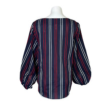 Load image into Gallery viewer, Cabi | Women&#39;s Red, White and Blue Freedom Stripe Top with Tags | Size: L
