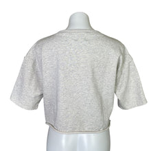 Load image into Gallery viewer, Things Between | Women&#39;s Light Gray Cropped Pullover Top | Size: M
