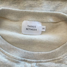 Load image into Gallery viewer, Things Between | Women&#39;s Light Gray Cropped Pullover Top | Size: M
