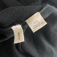 Load image into Gallery viewer, Anthropologie | Women&#39;s Moth Black Cashmere Blend Open Front Cardigan Sweater | Size: XS/S
