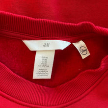 Load image into Gallery viewer, H&amp;M | Women&#39;s Red Mickey Logo Crewneck Pullover Top | Size: M
