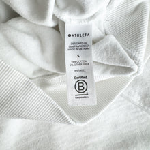 Load image into Gallery viewer, Athleta | Women&#39;s White Calla Lily Sundown Sweatshirt Top | Size: S
