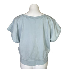 Load image into Gallery viewer, Athleta | Women&#39;s Pale Green Sundown Shirred Tee Shirt | Size: S
