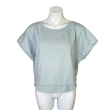 Load image into Gallery viewer, Athleta | Women&#39;s Pale Green Sundown Shirred Tee Shirt | Size: S
