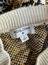 Load image into Gallery viewer, Rachel Comey | Women&#39;s Cream/Black/Yellow Patterned Wool Blend Pullover Sweater | Size: S
