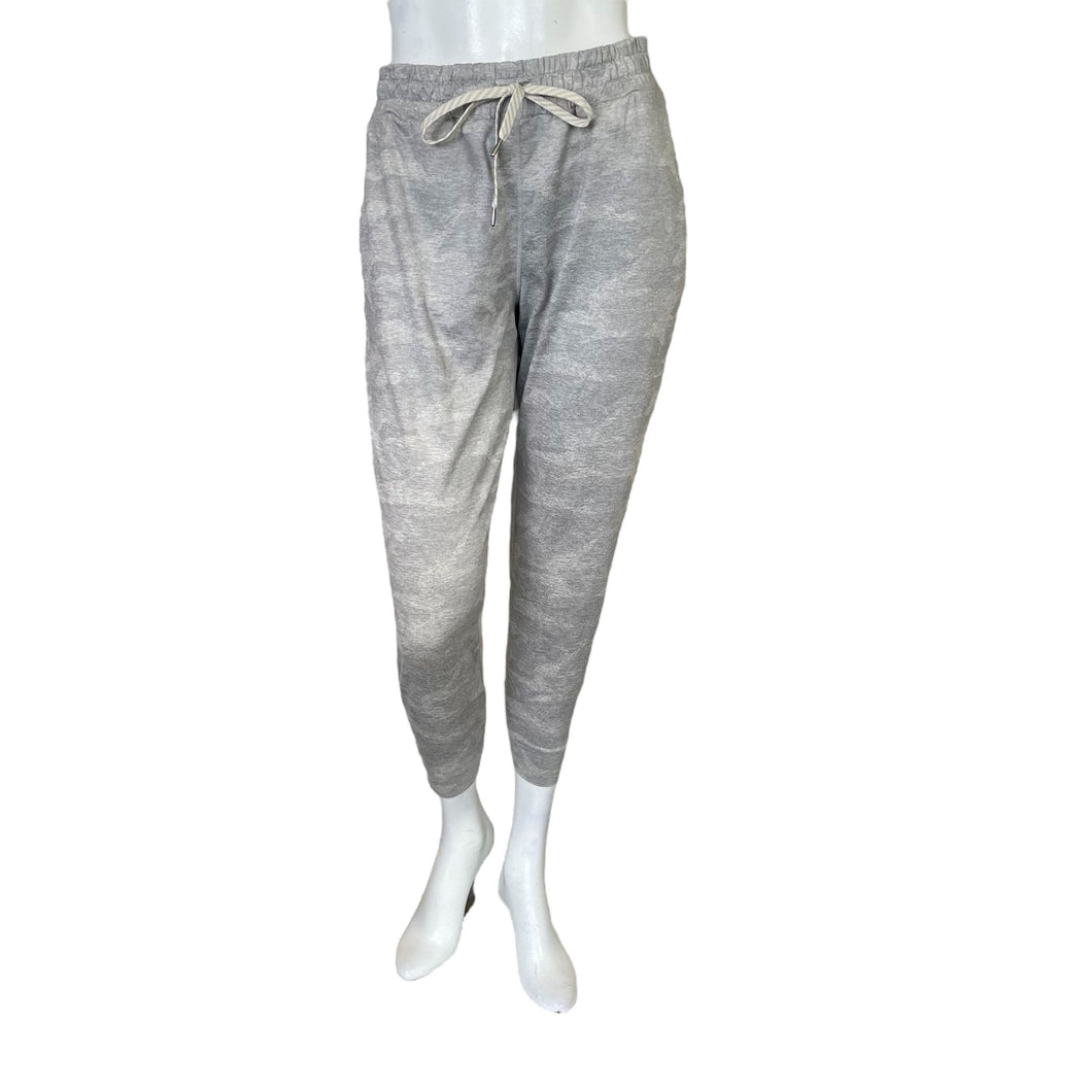 Vuori | Women's Light Gray Camo Print Drawstring Jogger Pants | Size: S