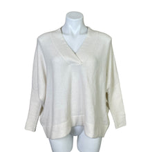 Load image into Gallery viewer, Anthropologie | Women&#39;s Cream V Neck Pullover Sweater | Size: XS
