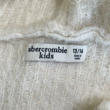 Load image into Gallery viewer, Abercrombie Kids | Kid&#39;s Black/Cream Hooded Cardigan | Size: 13-14Y
