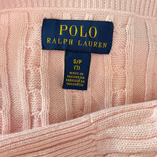 Load image into Gallery viewer, Polo Ralph Lauren | Kid&#39;s Light Pink Knitted Cardigan | Size: S
