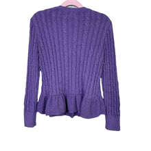 Load image into Gallery viewer, Polo Ralph Lauren | Kid&#39;s Purple Knitted Cardigan | Size: M
