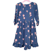 Load image into Gallery viewer, Tea | Kid&#39;s Blue Floral Dress | Size: 8Y
