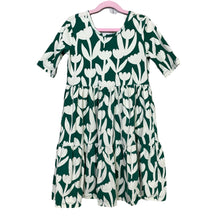 Load image into Gallery viewer, Hanna Andersson | Kid&#39;s Green/White Floral Dress | Size: 10Y
