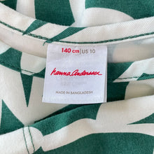 Load image into Gallery viewer, Hanna Andersson | Kid&#39;s Green/White Floral Dress | Size: 10Y
