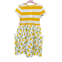 Load image into Gallery viewer, Hanna Andersson | Kid&#39;s Yellow Lemon Dress | Size: 10Y
