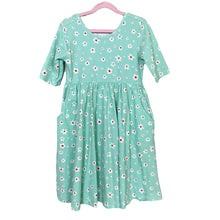 Load image into Gallery viewer, Hanna Andersson | Kid&#39;s Blue Floral Dress | Size: 10Y
