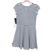 Load image into Gallery viewer, Tommy Hilfiger | Kid&#39;s White/Navy Striped Dress | Size: M
