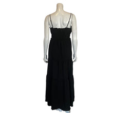 Load image into Gallery viewer, Women&#39;s Black Sleeveless Tiered Maxi Dress | Size: XL
