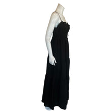 Load image into Gallery viewer, Women&#39;s Black Sleeveless Tiered Maxi Dress | Size: XL
