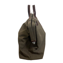 Load image into Gallery viewer, Line of Trade | Women&#39;s Olive Green &amp; Brown Weekender Bag | Size: OS
