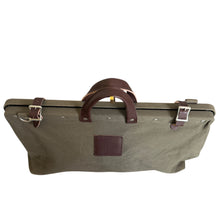 Load image into Gallery viewer, Line of Trade | Women&#39;s Olive Green &amp; Brown Weekender Bag | Size: OS
